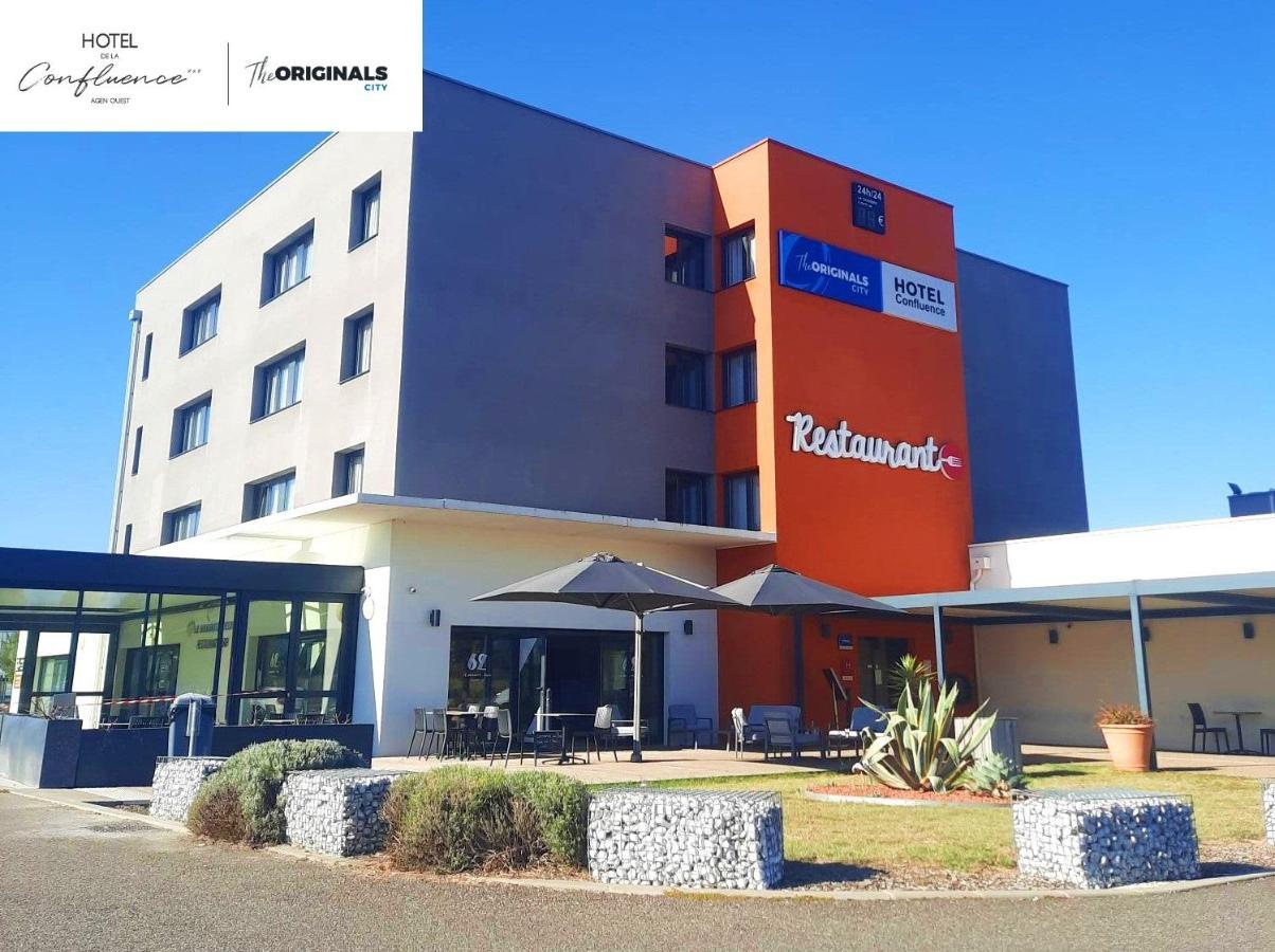 The Originals City, Hotel De La Confluence, Agen Ouest Damazan Bagian luar foto